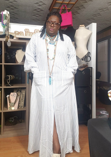 Diamond Shirt Dress